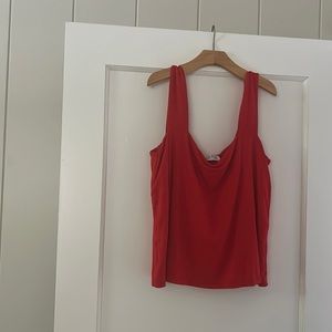 Ava Sky Red Tank Top